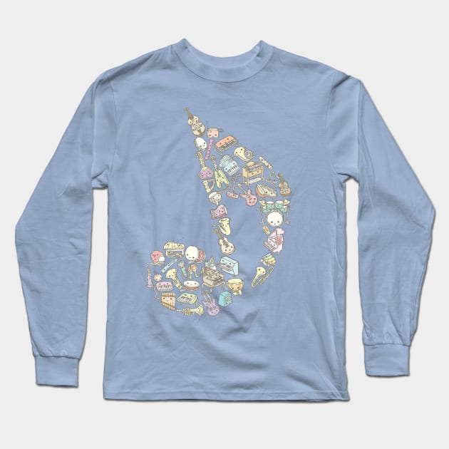 Sound Long Sleeve T-Shirt by ytashiro